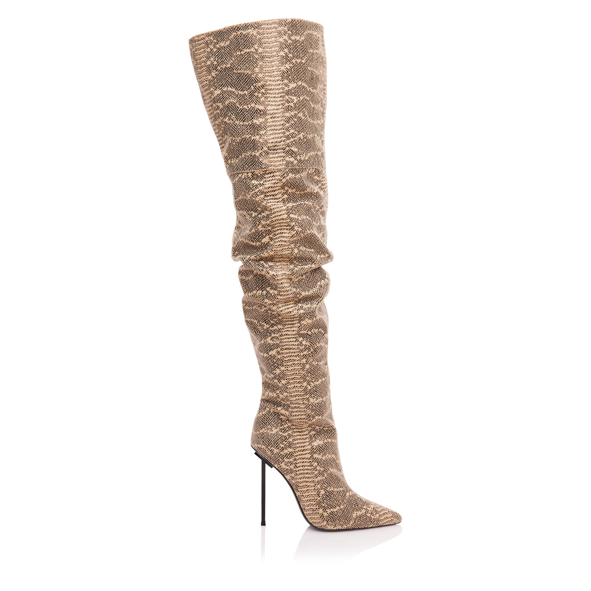 TOP TIER BOOT | TAN SNAKE