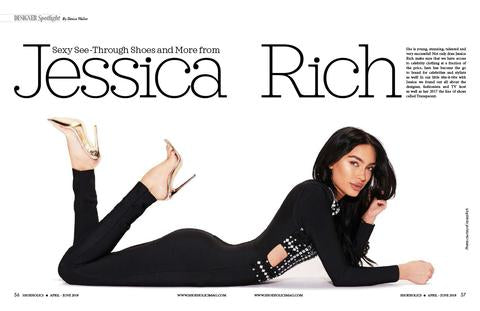 JESSICA RICH FEATURED IN SHOEHOLICS MAGAZINE