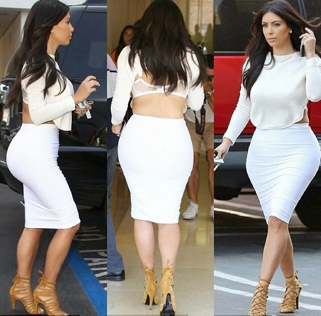 GET KIM KARDASHIANS WHITE CROP TOP LOOK FOR $80