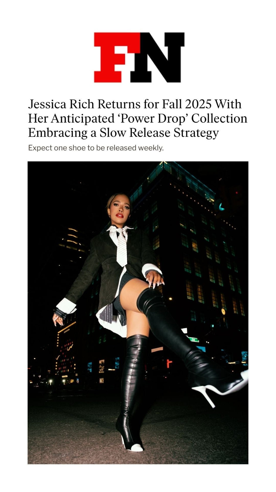 JESSICA RICH SITS DOWN WITH FOOTWEAR NEWS