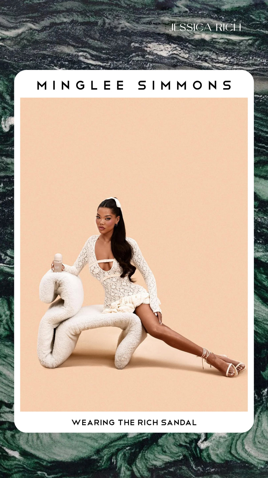 MINGLEE SIMMONS WEARING THE RICH SANDAL