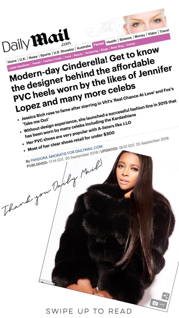 JESSICA RICH FEATURED ON DAILYMAIL UK 9/20/18