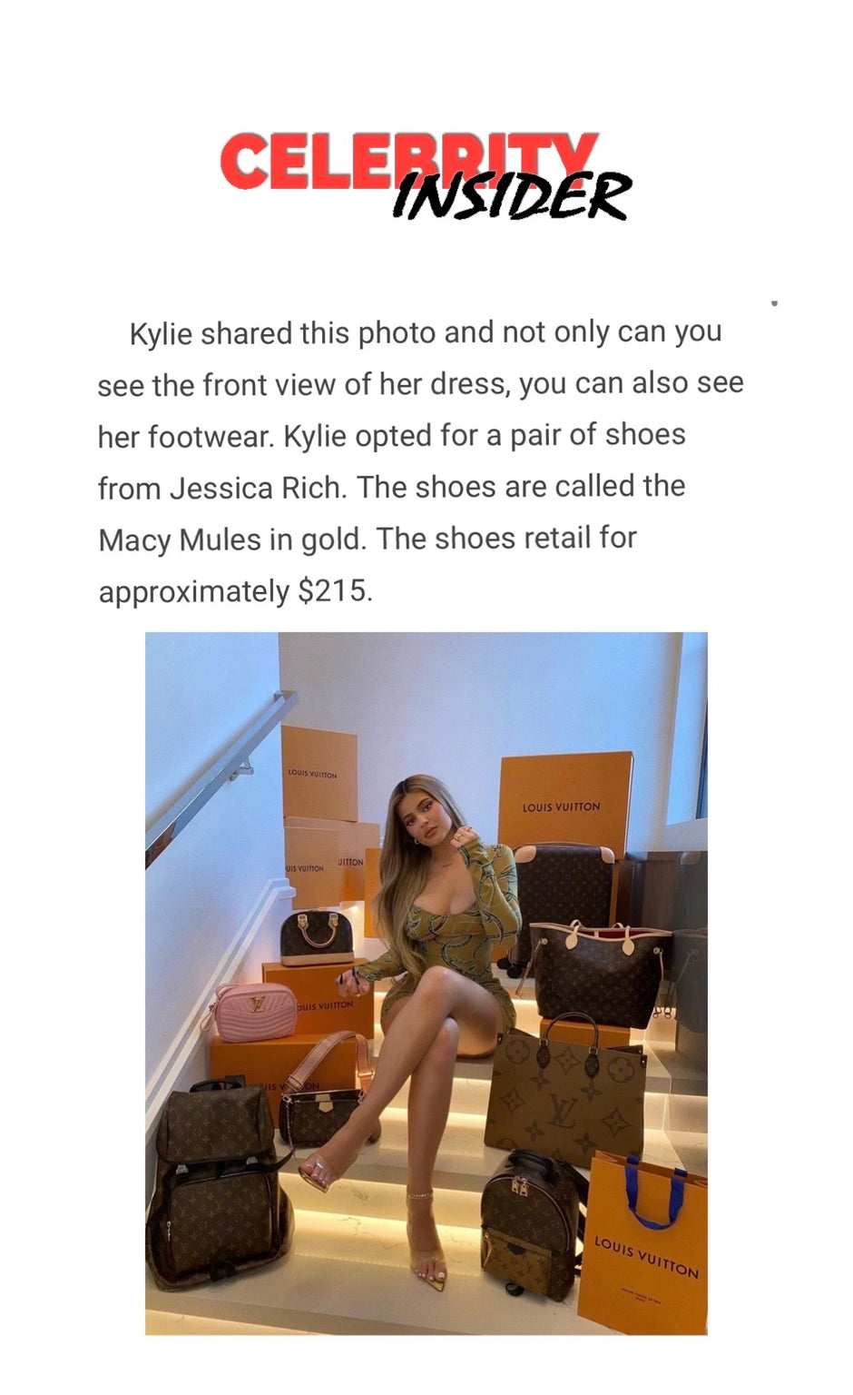 JESSICA RICH FEATURED IN CELEBRITY INSIDER