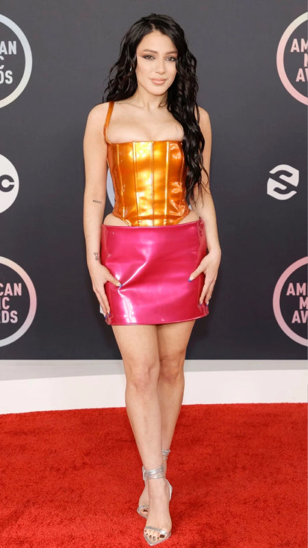 NIKI DEMAR WEARING RICH SANDAL SILVER