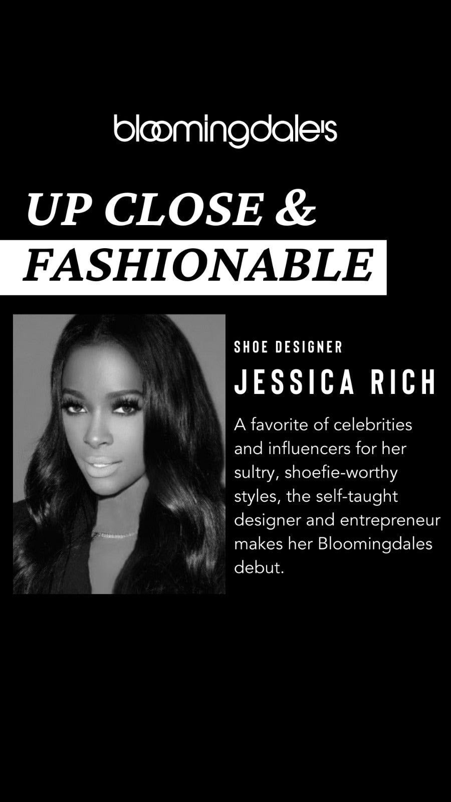 JESSICA RICH SITS DOWN WITH BLOOMINGDALES