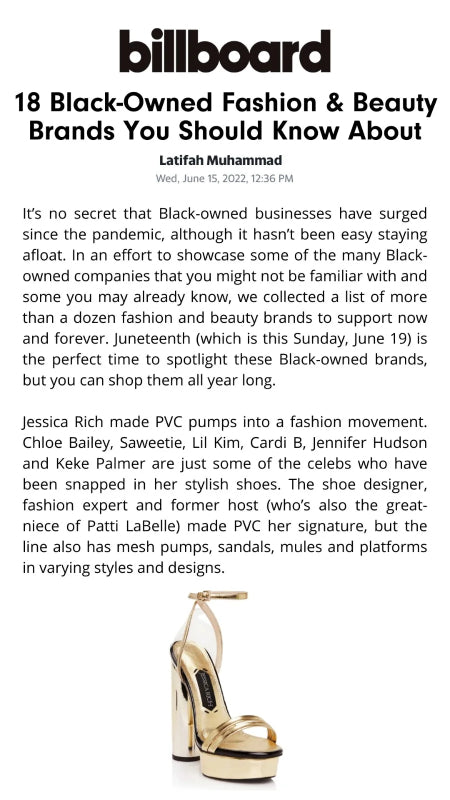 JESSICA RICH FEATURED IN BILLBOARD MAGAZINE