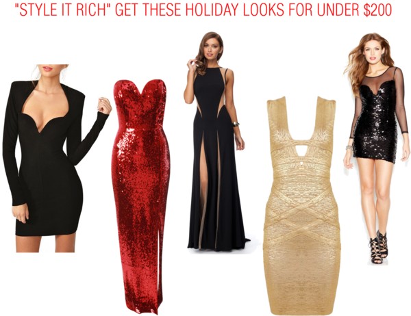Get the holiday looks for under $200