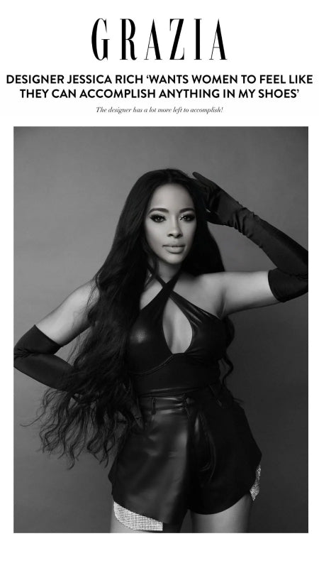 JESSICA RICH FEATURED IN GRAZIA