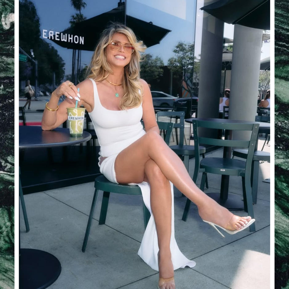 HEIDI KLUM WEARING THE RACY MULE