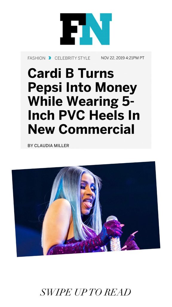 CARDI B WEARS JESSICA RICH FOR THE LATEST PEPSI COMMERICAL