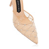 AMORA MESH SLINGBACK 90 MM | NUDE
