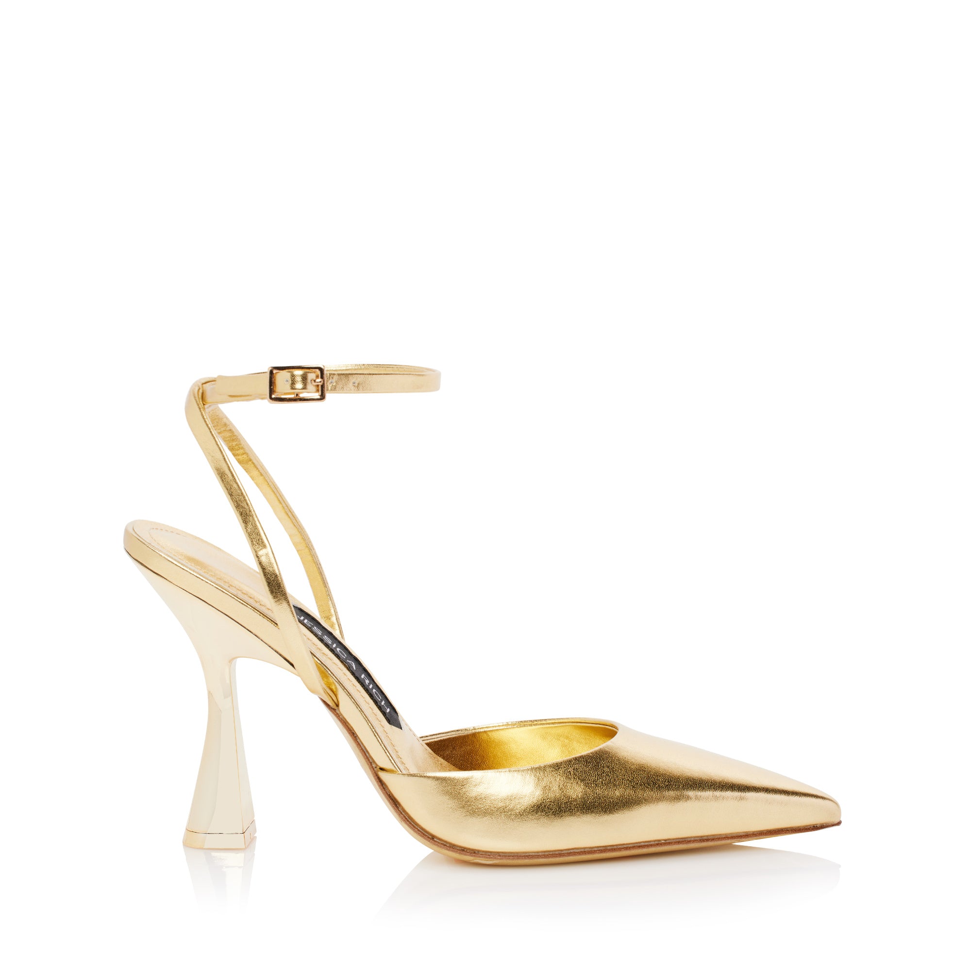 KHLOE METALLIC SLINGBACK 105 MM | GOLD