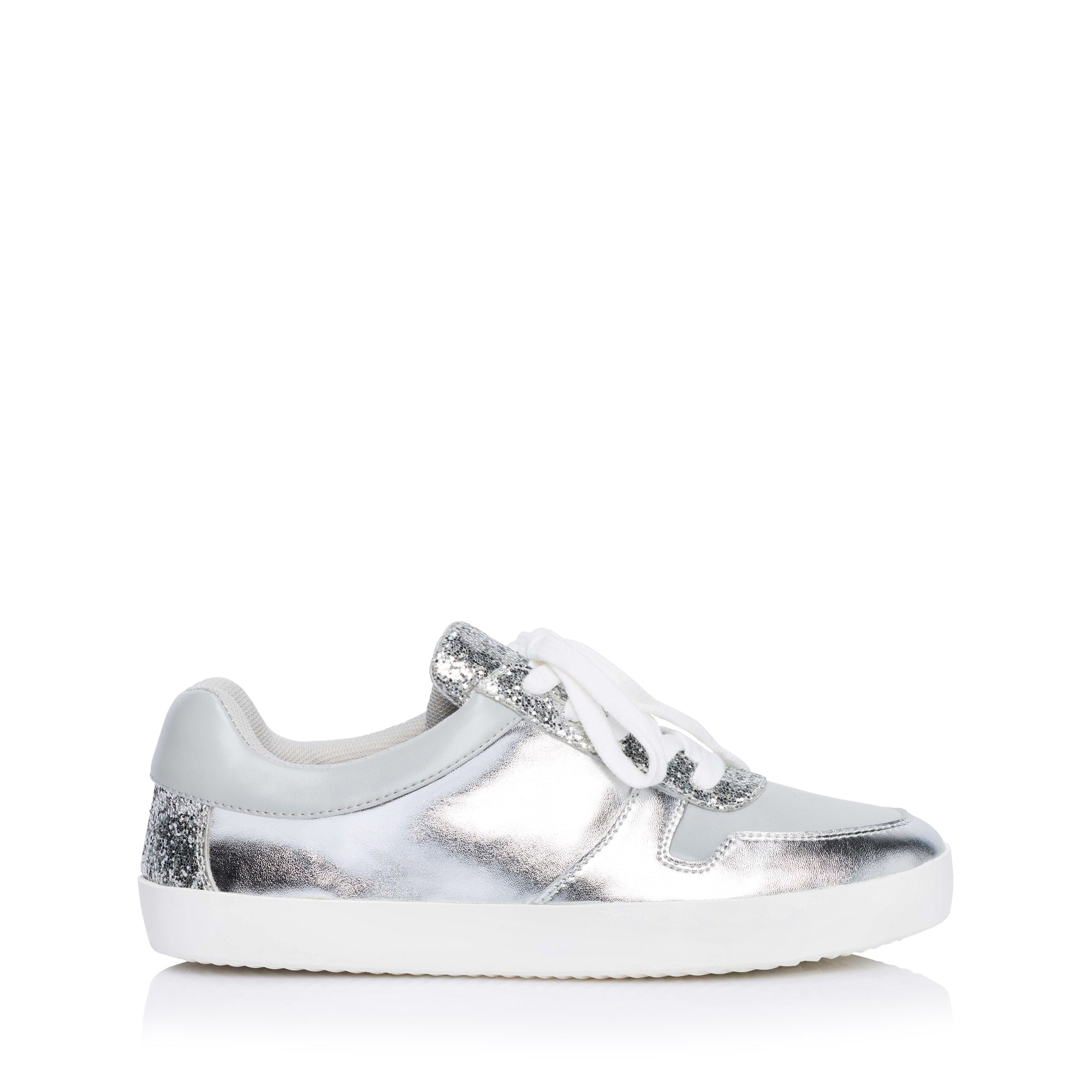 GLITTER SNEAKER SILVER