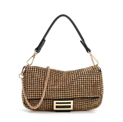 MINO CRYSTAL BAG | GOLD