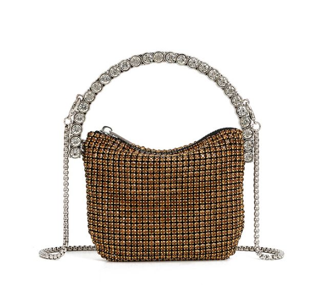 STELLA CRYSTAL BAG | GOLD