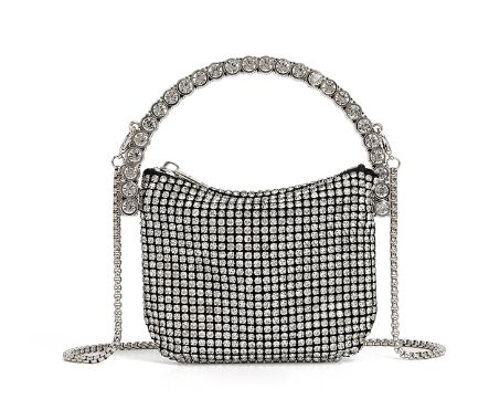 STELLA CRYSTAL BAG | SILVER