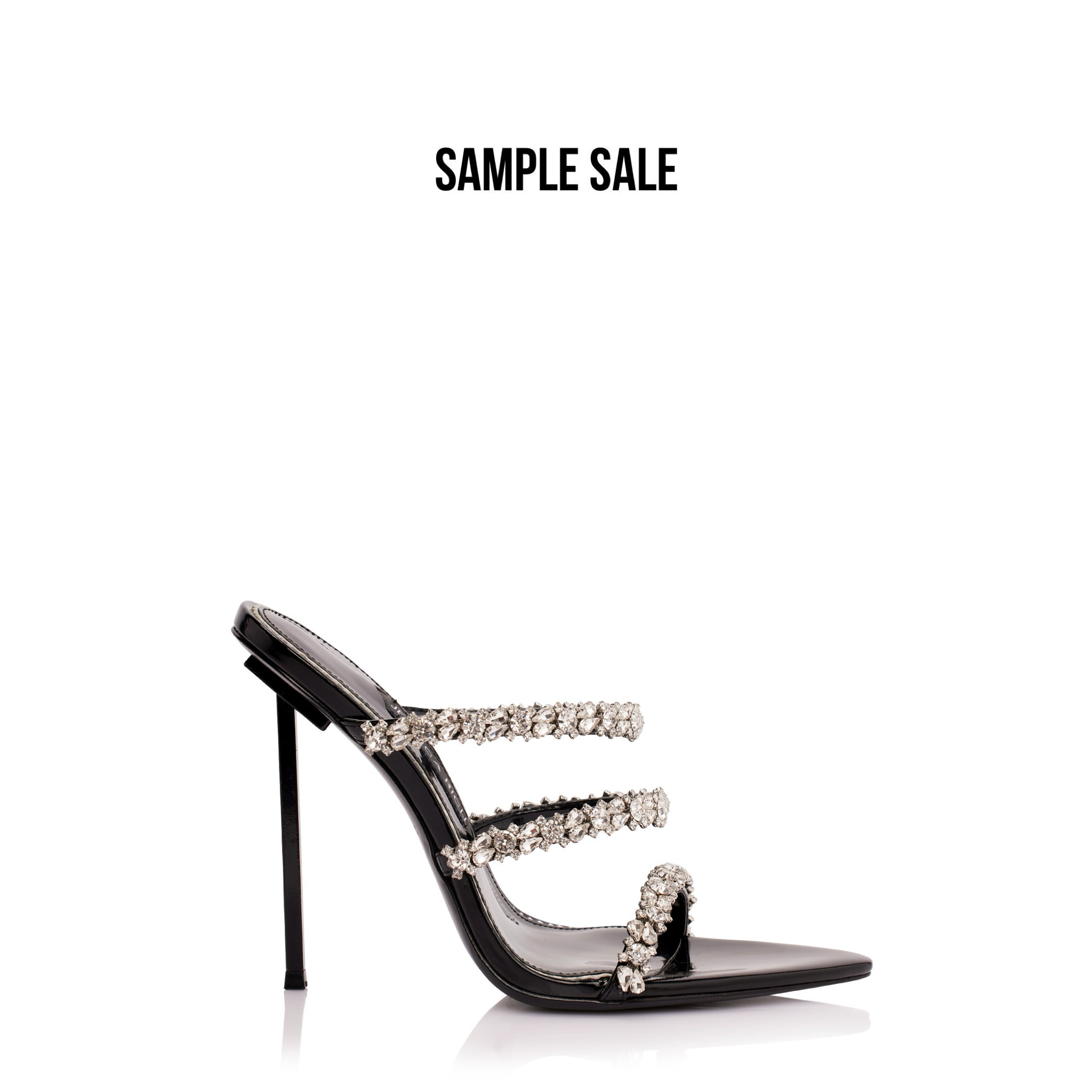 SAMPLE SALE | DIAMOND STILETTO | NOIR