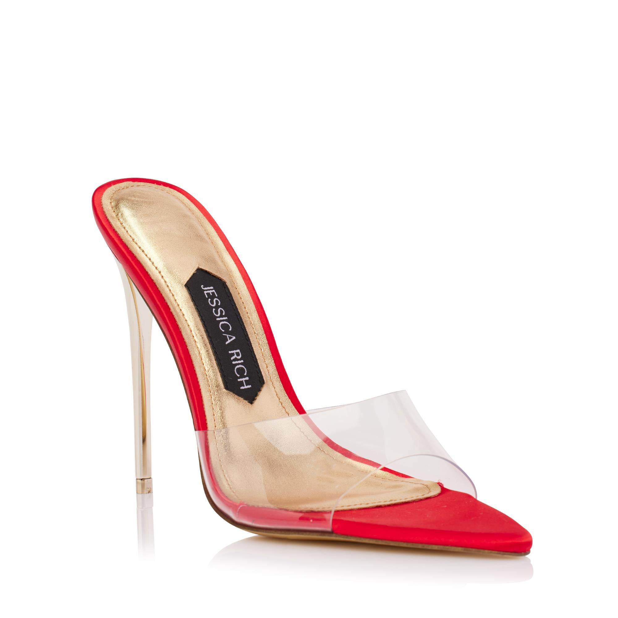RACY MULE | SATIN RED