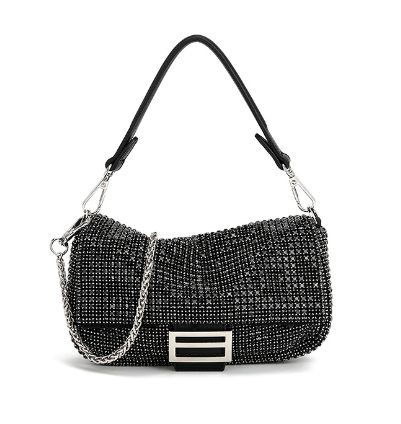 MINO CRYSTAL BAG | NOIR