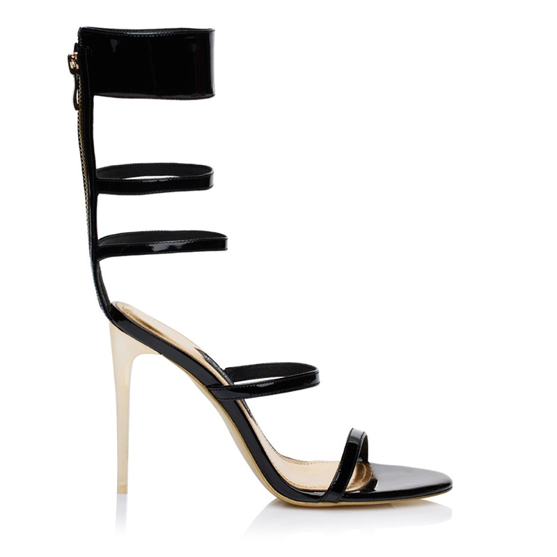 GODDESS SANDAL | NOIR - JESSICA RICH