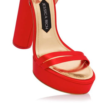 PLATFORM SANDAL | RED