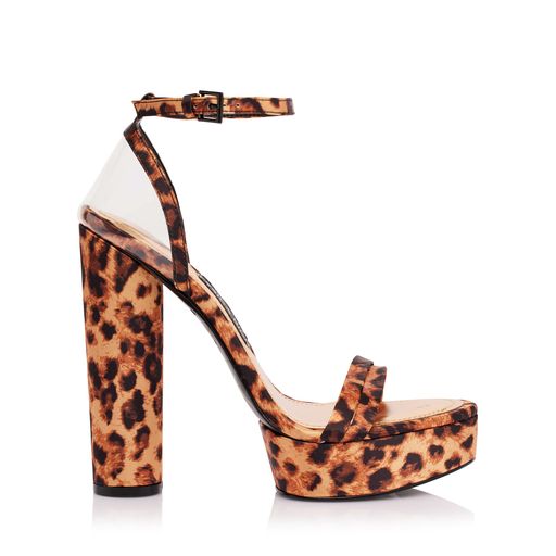 PLATFORM SANDAL 140 MM | LEOPARD