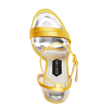 PLATFORM SANDAL 140 MM | YELLOW