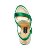 PLATFORM SANDAL | GREEN